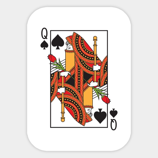 Queen card Sticker by akawork280